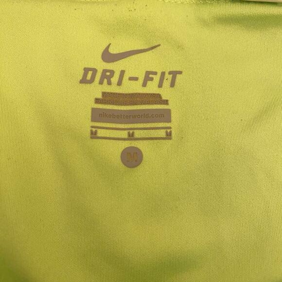 Women's Nike 4" SW Rival Printed Dri-Fit Running Shorts Size Medium Green & Blue - Picture 3 of 12